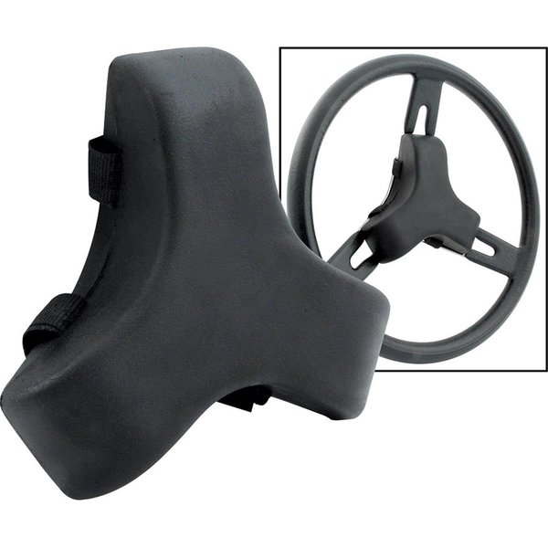 Allstar 2 in. Dia. Molded Steering Wheel Pad; Black ALL52322